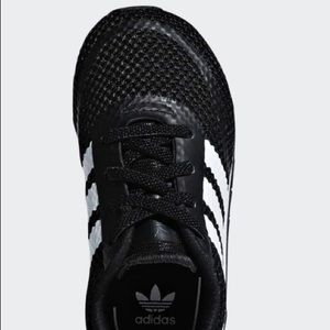 Black adidas shoes